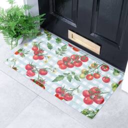 Artsy Mats Tomatoes Pattern Indoor/Outdoor Doormat (70x40cm) in Red - Size: 40 cm x 70 cm - thumbnail 1