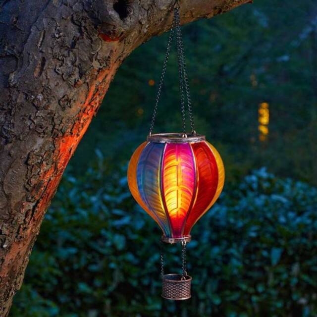Garden Greatness Hanging Solar Hot Air Balloon Garden - Size: 1 Pack - image 1