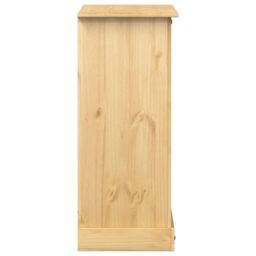 Berkfield Home Chest of Drawers Corona 92x48x114 cm Solid Wood Pine in Brown - Size: 92 x 48 x 114 cm - thumbnail 5