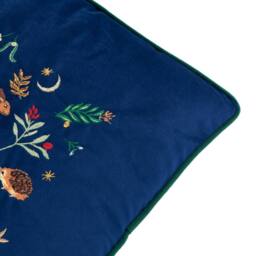 Furn Berry Woods Velvet Cushion in Navy - Size: 45 cm x 45 cm - thumbnail 3