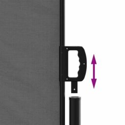 Berkfield Home Retractable Side Awning Anthracite 160x600 cm - thumbnail 6