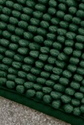 Catherine Lansfield 'Bobble' Bath Mat in Dark Green - thumbnail 2