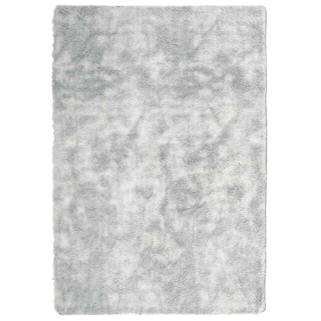 Berkfield Home Shaggy Rug High Pile NAVARRA Silver Grey 200x290 cm Polyester - Size: Medium - image 1