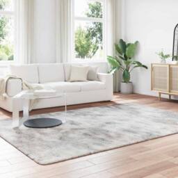 Berkfield Home Shaggy Rug High Pile NAVARRA Silver Grey 200x290 cm Polyester - Size: Medium - thumbnail 3