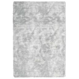 Berkfield Home Shaggy Rug High Pile NAVARRA Silver Grey 200x290 cm Polyester - Size: Medium - thumbnail 1