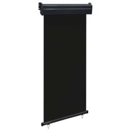 Berkfield Home Stylish Balcony Side Awning 105x250 cm Black - thumbnail 2