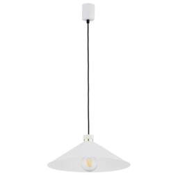 Netlighting Nashville Dome Pendant Ceiling Light White Structure Brass Elements - thumbnail 2
