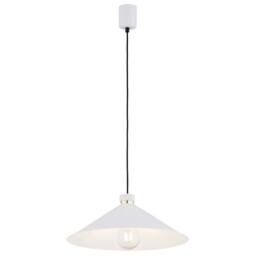 Netlighting Nashville Dome Pendant Ceiling Light White Structure Brass Elements