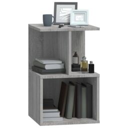 Berkfield Home Bedside Cabinets 2 pcs Grey Sonoma 35x35x55 cm Engineered Wood - Size: 35 x 35 x 55 cm - thumbnail 4