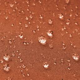 Primrose 6m x 4.2m Triangle Water Resistant Sun Shade 96.5% UV Block Free Rope in Terracotta - thumbnail 3