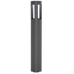 Loops 4 PACK Outdoor Post Bollard Light Grey Triangle IP54 Modern Driveway Lamp LED - thumbnail 2
