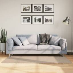 Berkfield Home Rug HUARTE Short Pile Soft & Washable Sand 80x150 cm in Light Sand - Size: Medium - thumbnail 2