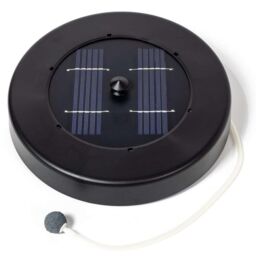 Primrose Solar Powered Pond Water Pump Oxygenator Floating Oxygen Aerator in Black - thumbnail 1