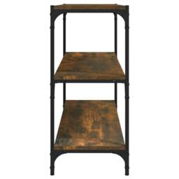 Berkfield Home Charming Book Cabinet Smoked Oak 80x33x70.5 cm Engineered Wood an in Brown - thumbnail 6