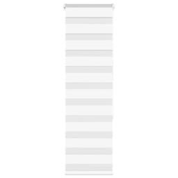 Berkfield Home Elegant Zebra Blind White 50x150 cm Fabric Width 45.9 cm Polyester - thumbnail 2