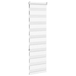 Berkfield Home Elegant Zebra Blind White 50x150 cm Fabric Width 45.9 cm Polyester - thumbnail 4