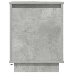 Berkfield Home Bedside Cabinets with LED Lights¬†2 pcs Concrete Grey 38x34x50 cm - Size: 38 x 34 x 50 cm - thumbnail 8