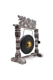 KDMD Healing Bali Gong with Stand-25cm Black, Handmade, Musical & Decorative in Black - thumbnail 2
