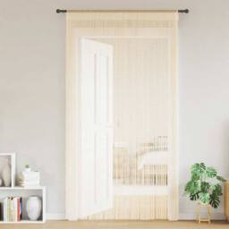 Berkfield Home String Curtains 2 pcs 100x250 cm Cream