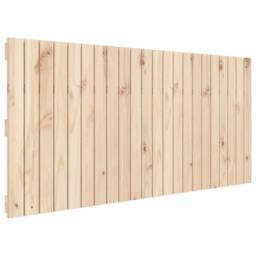 Berkfield Home Wall Headboard 140x3x60 cm Solid Wood Pine in Brown - Size: 140 x 3 x 60 cm - thumbnail 1