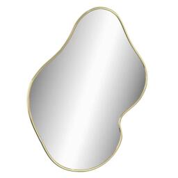 Berkfield Home Wall Mirror Gold 60x50 cm - thumbnail 3