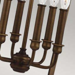 Netlighting Yarmouth 6 Light Pendant Painted Aged Brass in Yellow - thumbnail 5