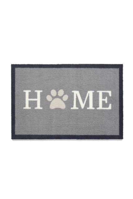 My Mat Home Paw 1 Washable Indoor Nylon Mat in Grey - Size: 50 cm x 75 cm - image 1