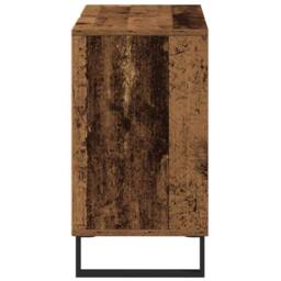 Berkfield Home Bathroom Vanity Unit Old Wood Particle board Medium in Brown - thumbnail 7