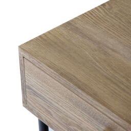 Nordlys Bedside Table Night Stand in Wood & Metal in Brown - thumbnail 8