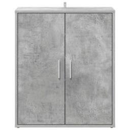 Berkfield Home Shoe Cabinet Concrete Grey 60x35x70 cm Engineered Wood - Size: 60 x 35 x 70 cm - thumbnail 5