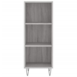 Berkfield Home Highboard Grey Sonoma 34.5x34x180 cm Engineered Wood - thumbnail 6