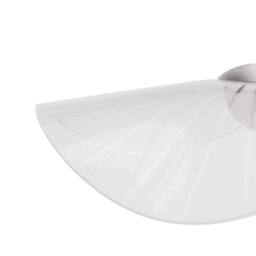 Wyld and Coco Wavy Pendant LED Lamp White Metal with Acrylic Shade - thumbnail 7