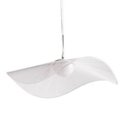 Wyld and Coco Wavy Pendant LED Lamp White Metal with Acrylic Shade - thumbnail 2