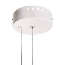 Wyld and Coco Wavy Pendant LED Lamp White Metal with Acrylic Shade - thumbnail 6
