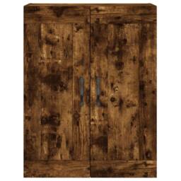 Berkfield Home Highboard Smoked Oak 69.5x34x180 cm Engineered Wood in Brown - thumbnail 6