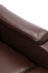 More4Homes Churwell Bonded Leather Pushback Recliner Armchair Sofa Cinema Chair in Brown - thumbnail 6