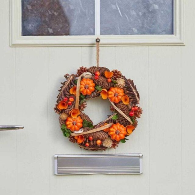 Garden Greatness Harvest Whirl Autumn Wreath Outdoor Décor - Size: 1 Pack - image 1