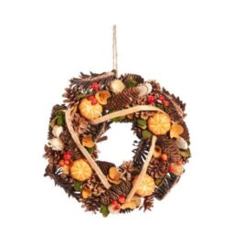 Garden Greatness Harvest Whirl Autumn Wreath Outdoor Décor - Size: 1 Pack - thumbnail 2