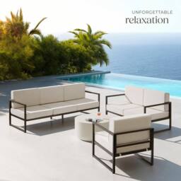 tectake Garden Furniture Comosa in Brown - Size: 6 Person - thumbnail 8