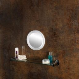 SupaHome Round Wall Mirror in White - thumbnail 1