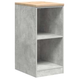 Berkfield Home Garage Cabinets 2 pcs Concrete Grey Engineered Wood - thumbnail 7