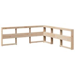 Berkfield Home Bookcase Bed without Mattress 90x190cm Solid Wood Pine in Brown - Size: 90x190 cm - thumbnail 8