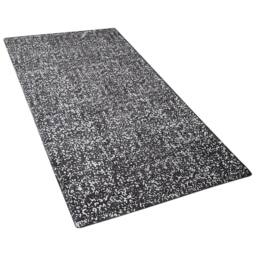 Wyld and Coco Grey and Silver Viscose Area Rug Soft Hypoallergenic Texture - Size: 80 cm x 150 cm - thumbnail 3