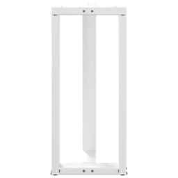 Berkfield Home Bar Table Legs T-Shaped¬†2 pcs White 50x35x(90-91) cm Steel - thumbnail 6