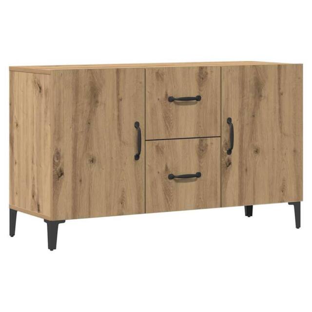 Berkfield Home Sideboard Artisan Oak 100x36x60 cm Engineered Wood in Brown - Size: 100 x 36 x 60 cm - image 1