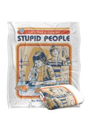 Steven Rhodes A Cure For Stupid People Silky Super Soft Throw Blanket - Size: Small - thumbnail 2