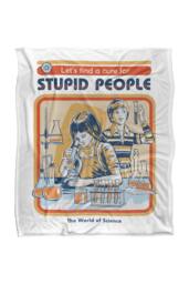 Steven Rhodes A Cure For Stupid People Silky Super Soft Throw Blanket - Size: Small - thumbnail 1