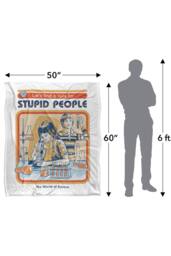 Steven Rhodes A Cure For Stupid People Silky Super Soft Throw Blanket - Size: Small - thumbnail 3