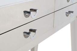 Orsina Allure Lure 4 Drawers Console Table in Silver - thumbnail 4