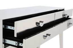 Orsina Allure Lure 4 Drawers Console Table in Silver - thumbnail 3
